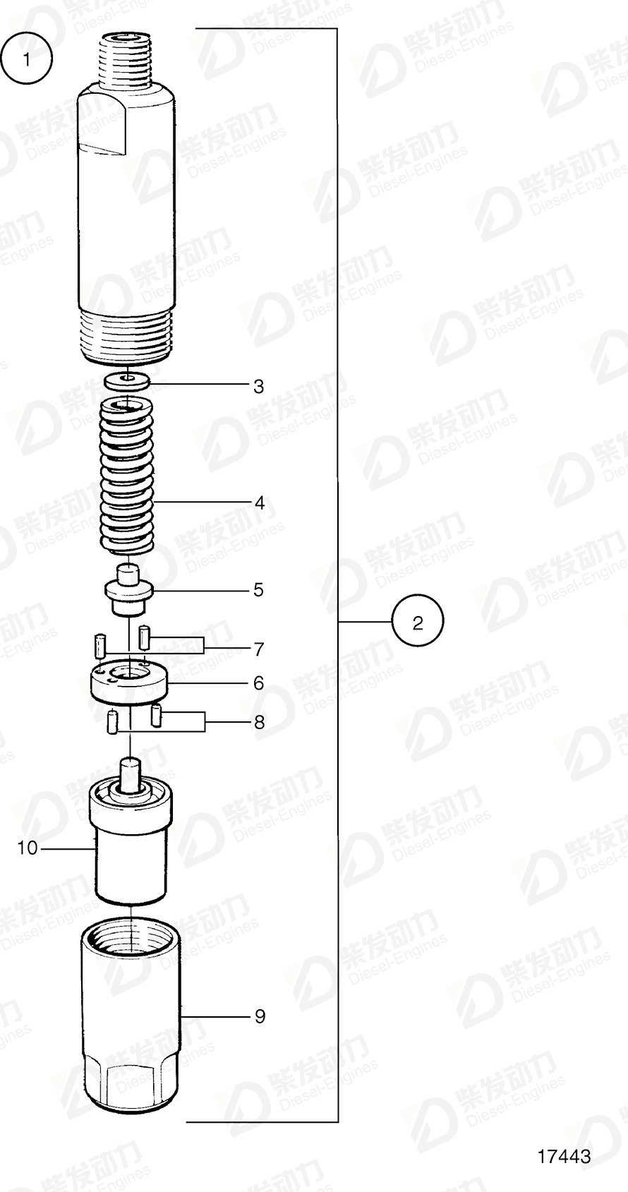 VOLVO Adjusting washer 870276 Drawing VOLVO Adjusting washer 870276 Drawing